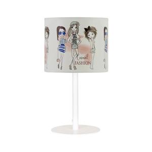 Lampă de masă GIRLS VIBES pentru fete, 1xE27/60W/230V Ø 18 cm imagine