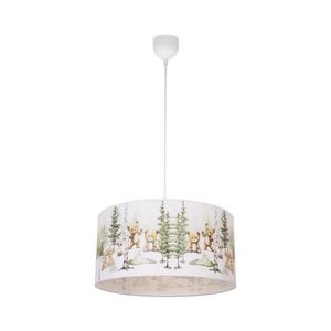 Lustră pentru copii KIDS ROOM, Ø 40 cm, 1xE27/60W/230V, cu animale imagine