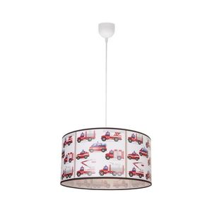 Lustră pentru copii KIDS ROOM, 1xE27/60W/230V, Ø 40 cm, Pompieri imagine