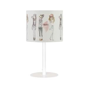 Lampă de masă GIRLS VIBES pentru fete, 1xE27/60W/230V, Ø 18 cm imagine