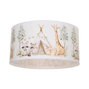 Plafonieră pentru copii KIDS ROOM, 1xE27/60W/230V, Ø 40 cm, cu animale imagine