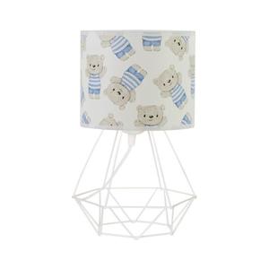 Lampă de masă pentru copii KIDS ROOM, 1xE27/60W/230V, Ø 18 cm, ursuleț imagine