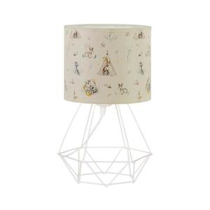 Lampă de masă pentru copii KIDS ROOM, 1xE27/60W/230V, Ø 18 cm, decor cu animale imagine