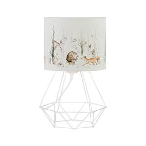 Lampă de masă pentru copii KIDS ROOM, 1xE27/60W/230V, Ø 18 cm, cu animale imagine