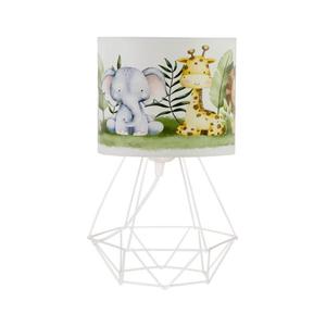 Lampă de masă pentru copii KIDS ROOM 1xE27/60W/230V Ø 18 cm, tematică junglă imagine