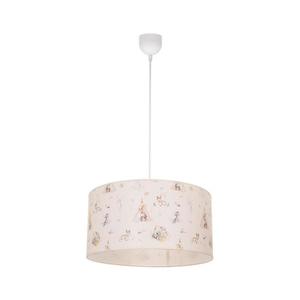 Lustră pentru copii KIDS ROOM, 1xE27/60W/230V, diametru 40 cm, cu animale imagine