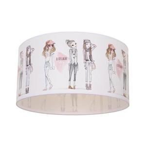 Plafonieră pentru copii GIRLS VIBES 1xE27/60W/230V Ø 40 cm, pentru fete imagine