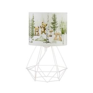 Lampă de masă pentru copii KIDS ROOM 1xE27/60W/230V, Ø 18 cm, cu animale imagine