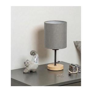Lampă de masă Brilagi NUBILA WOOD 1xE27/25W/230V stejar/negru/gri deschis imagine