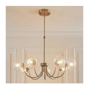Endon 119224 - Lustră suspendată pe cablu HAGUE 7xG9/5W/230V alamă imagine