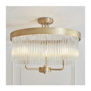 Endon 119109 - Plafonieră aplicată CLERMONT 3xE14/6W/230V alamă imagine