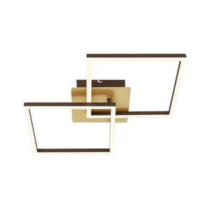 Plafonieră LED dimabilă FRAME 2xLED/11W/230V auriu Briloner 3210-017 imagine