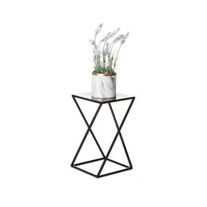 Suport pentru flori 40x24 cm, negru imagine