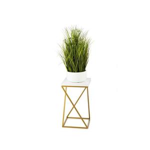Suport pentru flori LOFT 40x24 cm auriu/alb imagine