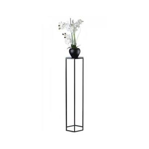 Suport pentru flori 100x24 cm, negru imagine