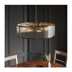 Endon 119455 - Lustru suspendat pe lanț RIDGETON 8xE14/7W/230V crom mat imagine