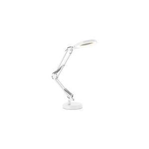 Lampă de birou LED reglabilă cu lupă 2 în 1 AURIQ LOUPE LED/10W/5V 3000/4000/6500K albă imagine