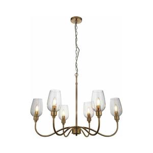Endon 107791 - Candelabru pe lanț 6xE14/6W/230V alamă imagine