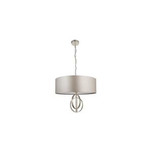 Endon 95215 - Lustră suspendată pe lanț, 5 x E27, 10 W, 230 V, diam. 70 cm, gri imagine