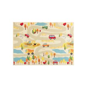 Covor pentru copii STELLA STREETS 100 x 150 cm, bej/oraș imagine