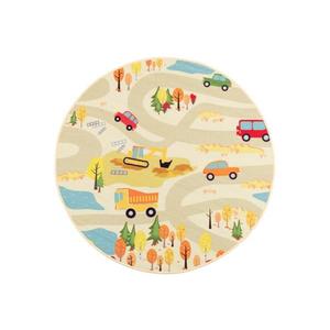 Covor pentru copii STELLA STREETS 120 cm bej/oraș imagine