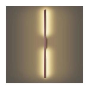 Brilagi - Aplica LED de exterior LUNA, 30 W, 230 V, 3000 K, IP65, 150 cm, maro, CRI 90 imagine
