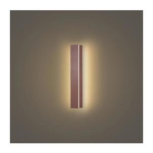 Brilagi - Aplică LED de perete pentru exterior LINEAR, 8W, 230V, 3000K, IP65, 30 cm, maro, CRI 90 imagine