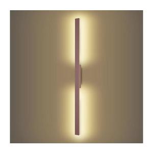 Brilagi - LUNA Aplică LED pentru exterior, 24 W, 230 V, 3000 K, IP65, 100 cm, maro, CRI 90 imagine