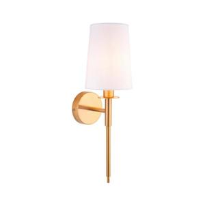 Endon 110738 - Aplica de perete 1xE14/6W/230V alb/auriu imagine