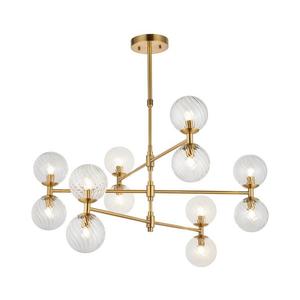 Endon 114041 - candelabru cu tijă, 12x G9, 3, 2W, 230V, auriu imagine