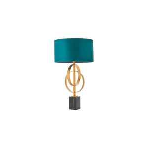 Endon 95221 - Lampă de masă 1xE27/10W/230V albastru/alamă/negru imagine