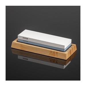 Gudaro - Piatră de ascuțit SHINRAI 3000/8000 cu bază din lemn imagine