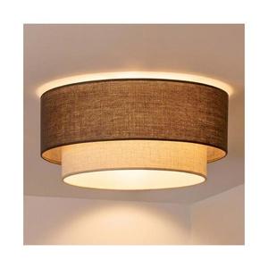 Brilagi - Plafonieră LED BOHO ECO, 1xE27/10W/230V, Ø 40 cm, maro/crem imagine