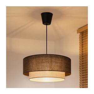 Brilagi - Lustra LED suspendată pe cablu BOHO ECO, 1xE27/10W/230V, Ø 40 cm, maro/crem imagine