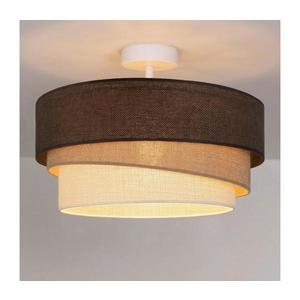 Brilagi - Plafonieră aplicată TRIO 1xE27/60W/230V pr. 40 cm maro/bej/alb imagine