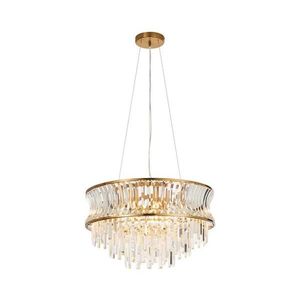 Endon 107785 - Candelabru suspendat pe cablu 9xE14/6W/230V alamă imagine