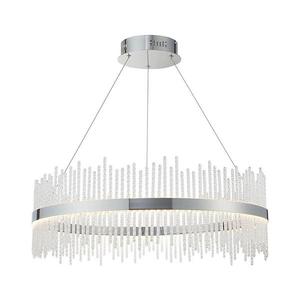 Endon 107108 - Lampă suspendată pe cablu, LED/56W/230V 3000K, crom lucios imagine