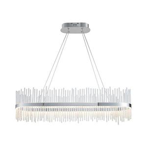Endon 107109 - Candelabru LED suspendat pe cablu, 47W, 230V, 3000K, crom lucios imagine