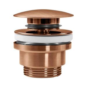 REA-A5632 - Scurgere pentru lavoar CLICK-CLACK Ø 6, 4 cm cupru periat imagine