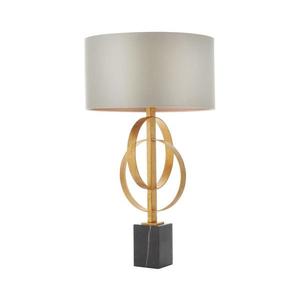 Endon 95213 - Lampă de masă 1xE27/10W/230V gri/alamă/negru imagine