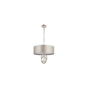 Endon 95216 - Lustră pe lanț 3xE27/10W/230V Ø 60 cm, gri imagine