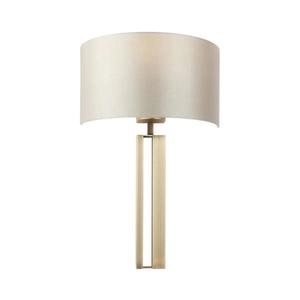 Lampă de perete Endon 95452, 1xE27/10W/230V, bej/auriu imagine