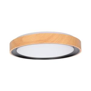 Brilagi - Plafonieră LED FLOCO, 24 W/230 V, Ø 30 cm, lemn/negru imagine