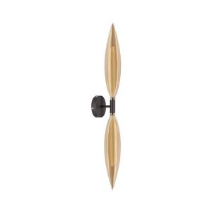Aplica de perete NORDIC 2xG9/5W/230V negru/bej fumuriu imagine