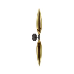 Aplica de perete NORDIC 2xG9/5W/230V negru/auriu imagine