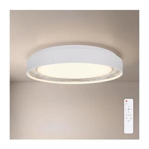 Brilagi - Plafonieră LED dimabilă WALDO, 48 W, 230 V, Ø 40 cm, alb/argintiu, cu telecomandă imagine