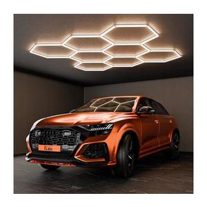 Plafonieră LED, 350W, 85-265V, 4000K, 313x298 cm, CRI 90, IP44, alb imagine
