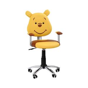 Scaun de birou TEDDY maro/galben imagine