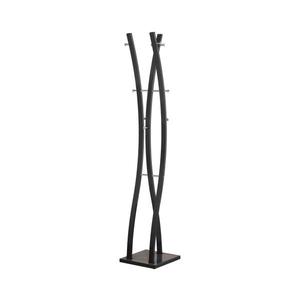 Cuier de podea VALET, 179x35 cm, negru imagine