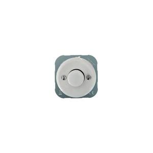 Bohemia-Design - Dimmer retro din porțelan, fără ramă, 250V/10A, alb imagine